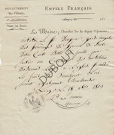 LUIK/LIEGE - Empire Français 1813    (V433) - Manuscripts