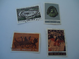 GREECE USED STAMPS  1966  THEATRE  ANCIENT - Théâtre