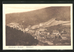 AK Altenbrak / Harz, Mitteldorf Aus Der Vogelschau - Altenbrak