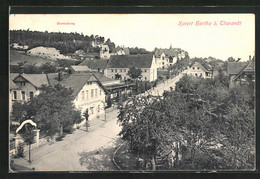 AK Hartha B. Tharandt, Strassenpartie Mit Hotel Bad Hartha & Harthaberg - Tharandt