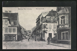 AK Borna, Reichsstrasse - Borna