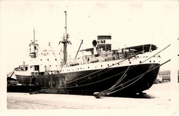 TELL Marseille * Carte Photo * Bateau Cargo Paquebot Commerce Marine Marchande ? Compagnie De Navigation Mixte - Comercio