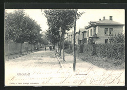 AK Glückstadt, Sicht In Die Moltkestrasse - Glückstadt