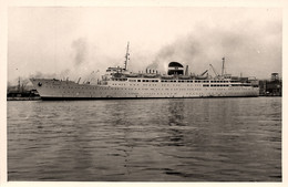 KAIROUAN * Carte Photo * Bateau Cargo Paquebot Commerce Marine Marchande ? Compagnie De Navigation Mixte - Cargos