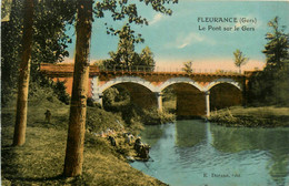 Fleurance * Le Pont Sur Le Gers * Lavoir Laveuses Lavandières - Fleurance