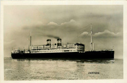 CAMPANA * Carte Photo * Bateau Cargo Paquebot Commerce Marine Marchande ? Compagnie SGTM - Commercio