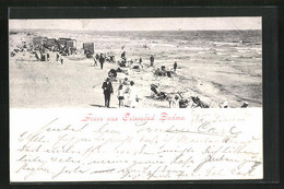 AK Dahme / Holstein, Ummkleidewagen & Badegäste Am Strand - Dahme