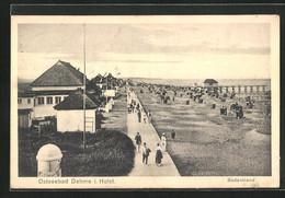 AK Dahme / Holstein, Promenade Am Badestrand - Dahme