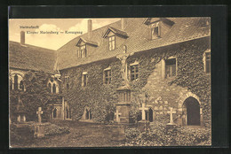 AK Helmstedt, Kloster Marienberg, Kreuzgang - Helmstedt