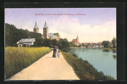 AK Rochlitz, Partie An Der Mulde Mit Schloss Und Petrikirche - Rochlitz