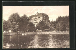 AK Bad Salzuflen, Seepartie Mit Fürstenhof - Bad Salzuflen