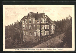 AK Braunlage / Oberharz, Haus Fichteneck Im Herbst - Oberharz