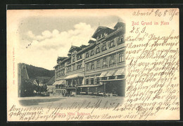 AK Bad Grund / Harz, Römers Hotel Rathhaus - Bad Grund