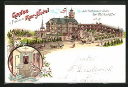Lithographie Wolfenbüttel, Kur-Hotel Am Lechlumer Holze Mit Sanatorium - Wolfenbüttel