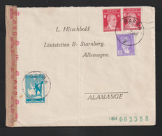 Turquie - Lettre De 1943 Avec Contrôle "Allemand" - Lettres & Documents