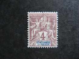 A). SENEGAMBIE ET NIGER :TB N° 3, Neuf X  . - Unused Stamps