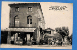 87 - Haute Vienne  -  Saint Sulpice - Grand Hotel Et Cafe Peyraud  (N5135) - Saint Sulpice Les Feuilles