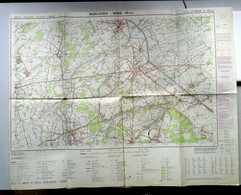 MEEUWEN BREE STAFKAART Uitg IGMB 1973 GRUITRODE BOCHOLT OPITTER GROTE BROGEL NEERGLABBEEK WIJSHAGEN Schaal 1/25.000 S278 - Meeuwen-Gruitrode