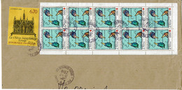 1992 - Au Profit De La Croix Rouge "l'Entraide" 10 Timbres  N° 2783 Du Carnet N°2041 - Sur Fragment De Lettre - Lettres & Documents