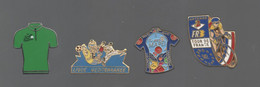 PINS PIN'S VELO 123 CYCLISME TOUR DE FRANCE MAILLOT A2 FR3 MAPEI LIGUE MEDITERRANEE  LOT 4 PINS - Cyclisme