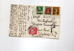 16MRC106 - SVIZZERA , Cartolina Del 30/12/1929 Per Inghilterra .  Tassata - Covers & Documents