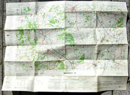 STAFKAART Situatie 1935 BREE MAASEIK WEERT ACHEL HAMONT GROTE-BROGEL MEEUWEN KINROOI OPITTER KAULILLE TONGERLO PEER S101 - Bree