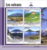 2021/05- DJIBOUTI -  VOLCANOES        4V   MNH ** - Volcanos