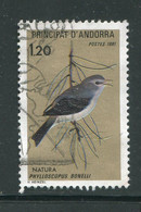 ANDORRE- Y&T N°294- Oblitéré (oiseaux) - Used Stamps