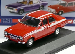 Ford Escort MKI Mexico - Sunset Red - Corgi (Vanguards) - Corgi Toys