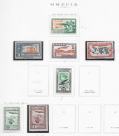 95604) GRECIA - POSTA AEREA SOGETTI DIVERSI 1933 MLH**+MNH** - Ongebruikt