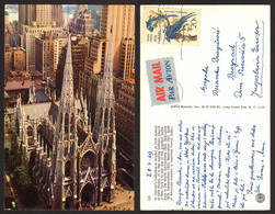 USA New York City St Patrick S Cathedral Nice Stamp  # 22289 - Chiese