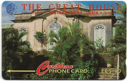 St. Lucia - The Great House - 17CSLB - 1995, 10.000ex, Used - Santa Lucia