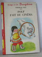 Pouf Fait Du Cinéma - Bibliothèque Rouge Et Or