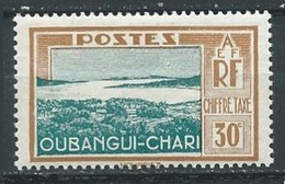 Oubangui-Chari Timbres-taxe YT N°16 Vue De Mobaye Neuf/charnière * - Unused Stamps