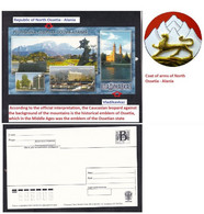 RUSSIA. Stamped Stationery.Republic Of North Ossetia - Alania .Vladikavkaz . Caucasian Leopard. (9) - Raubkatzen
