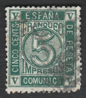 1872 Ed117 /Edifil 117 Usado - Gebruikt