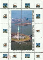 UKRAINE NEW YORK Architecture Of City, Statue Of Liberty MONUMENTS  NICE 2 Sheets ** - Monuments