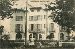 Hendaye Plage * Devanture Façade Hôtel Central * Attelage - Hendaye