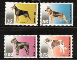 Nederlandse Antillen NVPH 1085-88 Honden 1995 MNH Postfris Fauna Dogs - Curaçao, Antille Olandesi, Aruba