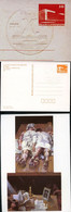 DDR PP19 B1/002-016-1a 23 Privat-Postkarten BESONDERHEITEN KUNSTAUSSTELLUNG Dresden 1987 - Cartes Postales Privées - Oblitérées