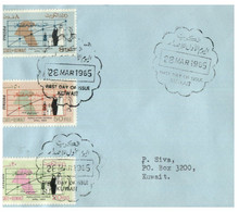(SS 13) Letter Posted (within) Kuwait - 1965 - Koweït