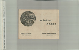 PUBLICITE -SOUS BOIS DES PARFUMS GODET PARIS -NEUILLY  (2021-JUIN-Divers 505) - Anciennes (jusque 1960)