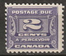 Canada 1933 Sc J12  Postage Due MLH* - Segnatasse