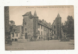 Cp , 15 ,SALERS ,place De Salers ,entrée De La Rue Des Nobles ,voyagée F.M. - Autres & Non Classés