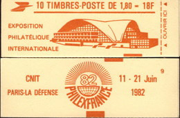 CARNET 2220-C 3 Liberté De Delacroix "PHILEXFRANCE 82" Bistre, Fermé, Parfait état Bas Prix RARE - Modernes : 1959-...