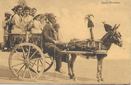 ITALIE- SICILE -  1913 - MODICA -  CARRO SICILIANO - Modica