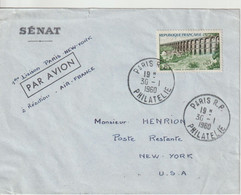 France 1960 Première Liaison Paris-New-York - Premiers Vols
