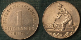 M_p> Austria 1 AIUTO IN CASO DI CALAMITA'  - 1 KATASTROPHEN HILFE - Anni '50 - Alluminio - Monedas / De Necesidad