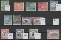 ADEN - 1953-59 QE II, Includes A Few "a" Numbers. Mainly MNH. Check Scan Carefully - Aden (1854-1963)