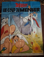 AFFICHE DE CINEMA - FRANCE - ASTERIX ET LE COUP DU MENHIR - REAL: P. GRIMOND - D'APRES GOSCINNY Et UDERZO - 1989 - Affiches & Posters